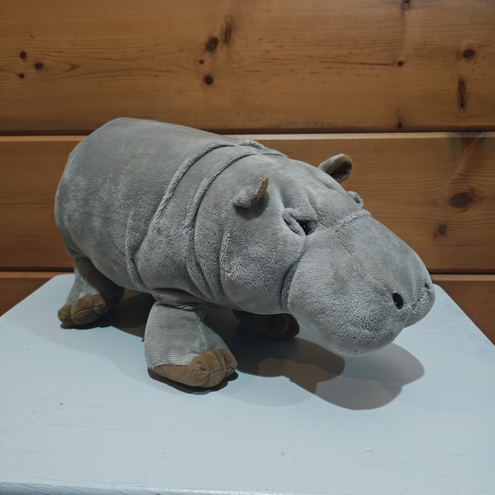 Disney Parks Hippo Conservation Fund Hippopotamus 15" Plush Toy Stuffed E2